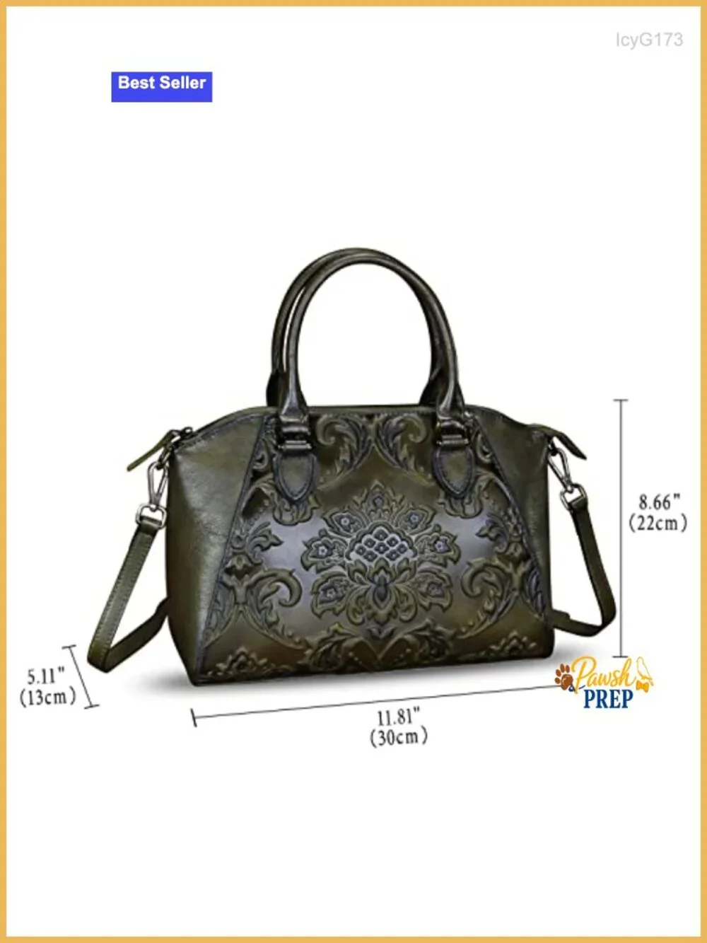 Vintage Genuine Leather Satchel Bag Women Crossbody Shoulder Handbag